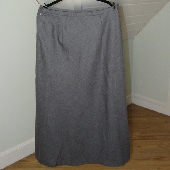 Pendleton Dresses & Skirts - Pendleton Long Straight Gray Wool Skirt Lined Womens 14